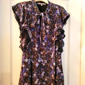 Rachel Roy ruffle sleeveless dress